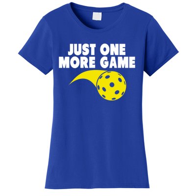 Just One More Game Pickleball Gift Women's T-Shirt