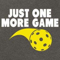 Just One More Game Pickleball Gift Cotton Canvas Backpack