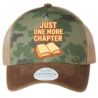 Just One More Chapter Funny Book Lover Legacy Tie Dye Trucker Hat
