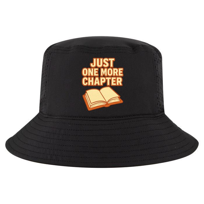 Just One More Chapter Funny Book Lover Cool Comfort Performance Bucket Hat