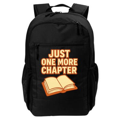 Just One More Chapter Funny Book Lover Backpack