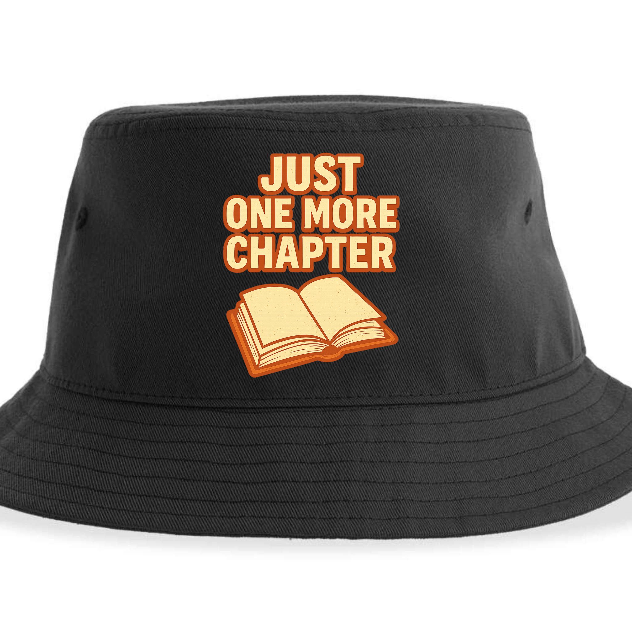 Just One More Chapter Funny Book Lover Sustainable Bucket Hat