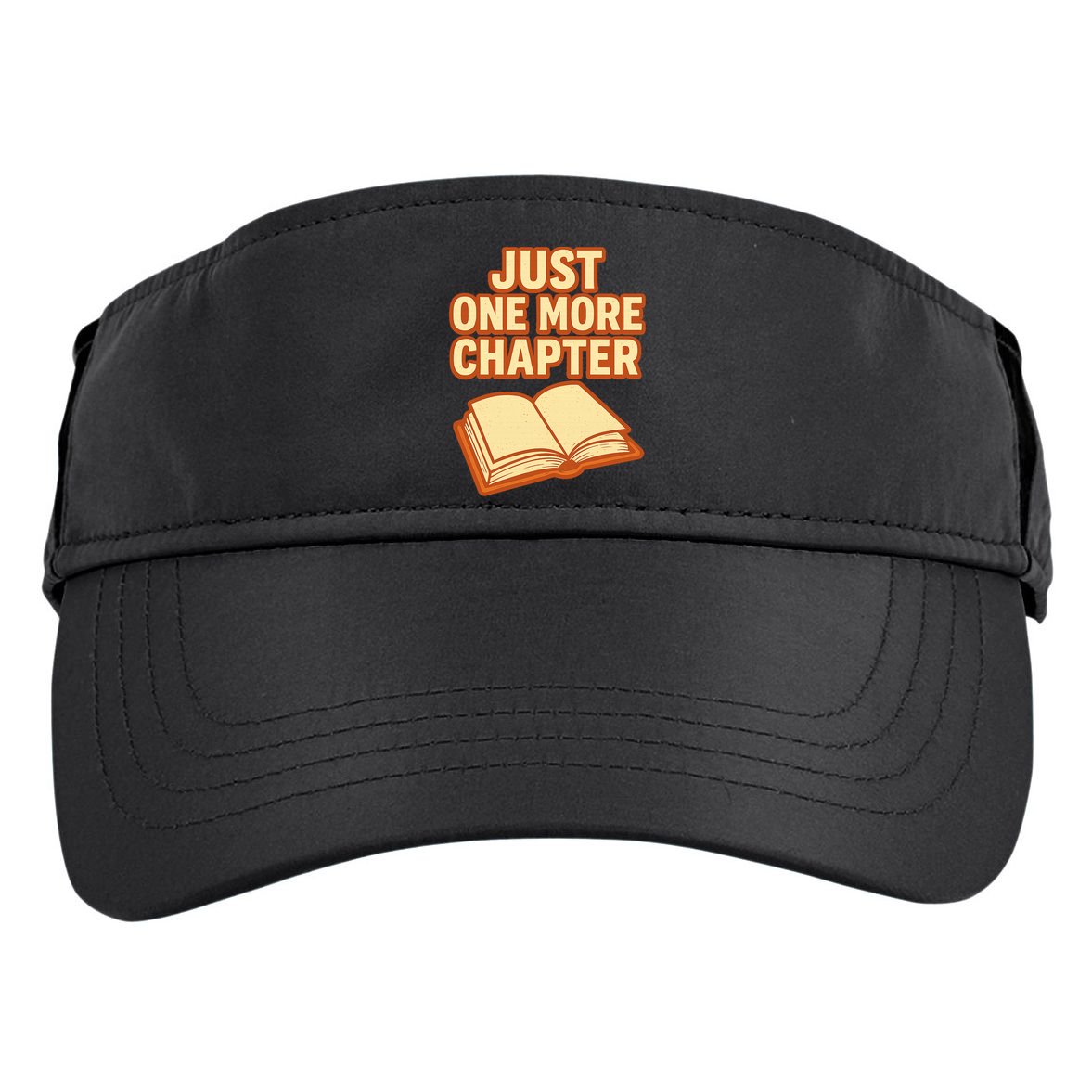 Just One More Chapter Funny Book Lover Adult Drive Performance Visor