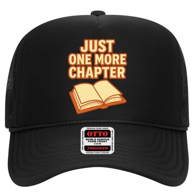 Just One More Chapter Funny Book Lover Trucker Hat
