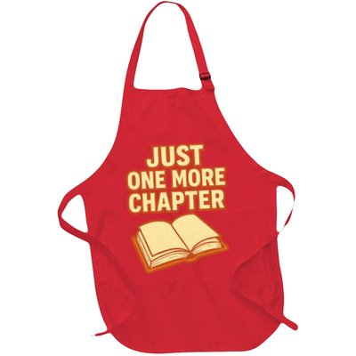 Just One More Chapter Funny Book Lover Apron