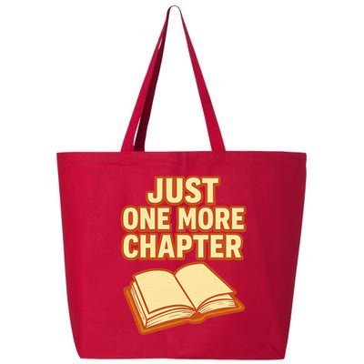 Just One More Chapter Funny Book Lover 25L Jumbo Tote
