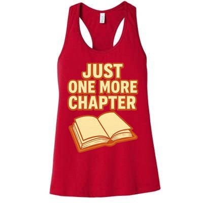 Just One More Chapter Funny Book Lover Womens Tank Top