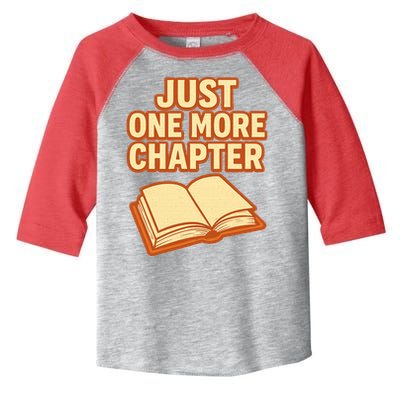 Just One More Chapter Funny Book Lover Toddler Fine Jersey T-Shirt