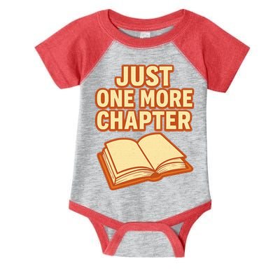 Just One More Chapter Funny Book Lover Infant Baby Jersey Bodysuit