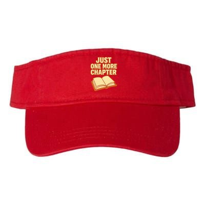 Just One More Chapter Funny Book Lover Visor
