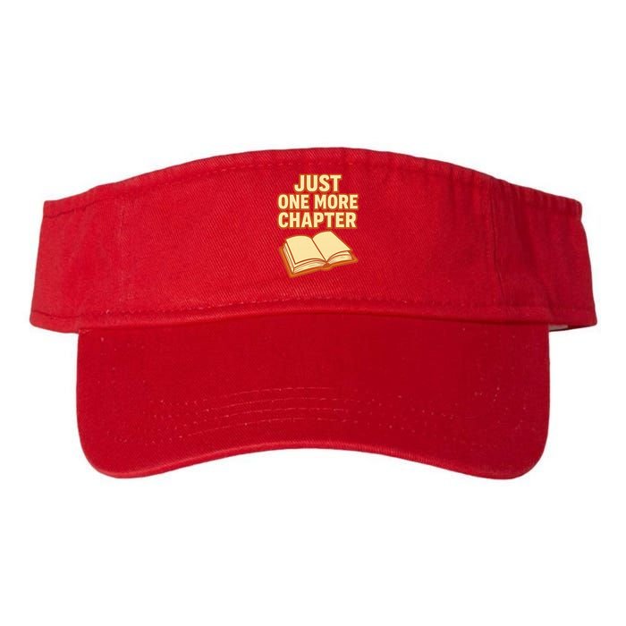 Just One More Chapter Funny Book Lover Visor