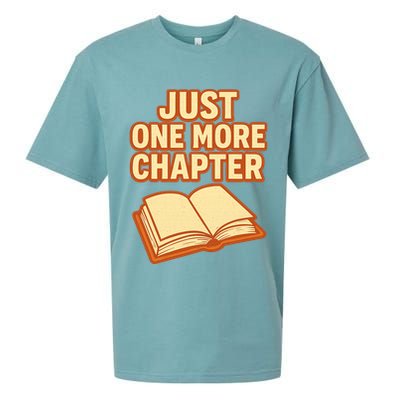 Just One More Chapter Funny Book Lover Sueded Cloud Jersey T-Shirt