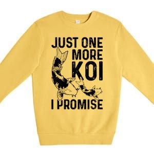 Just One More Koi I Promise Premium Crewneck Sweatshirt