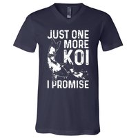 Just One More Koi I Promise V-Neck T-Shirt