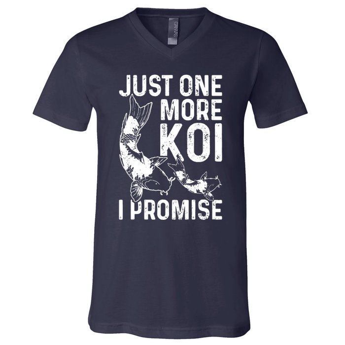 Just One More Koi I Promise V-Neck T-Shirt