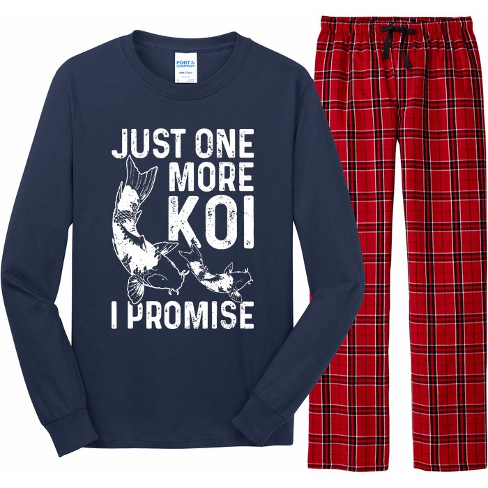 Just One More Koi I Promise Long Sleeve Pajama Set