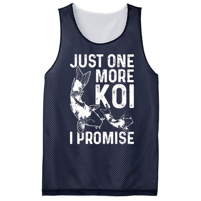 Just One More Koi I Promise Mesh Reversible Basketball Jersey Tank