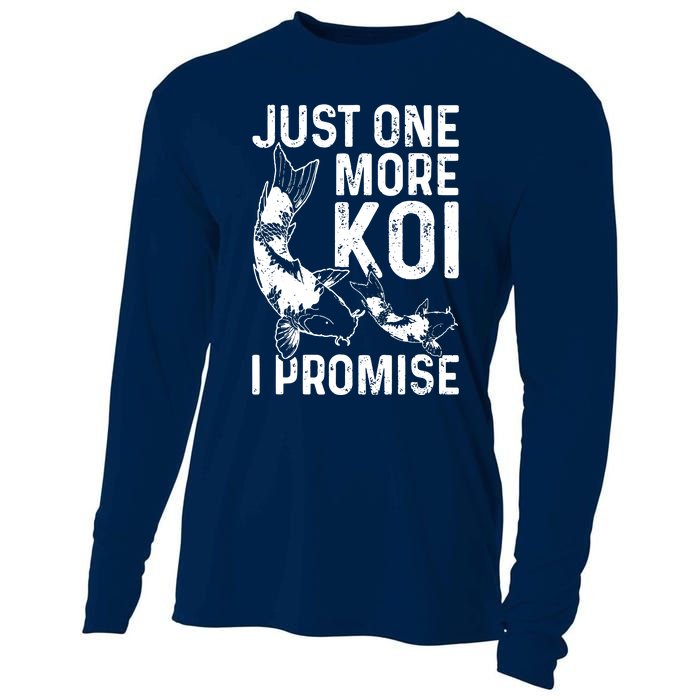 Just One More Koi I Promise Cooling Performance Long Sleeve Crew