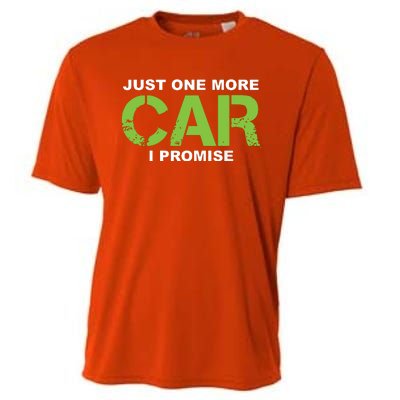 Just One More Car I Promise Car Enthusiast Gift Cooling Performance Crew T-Shirt