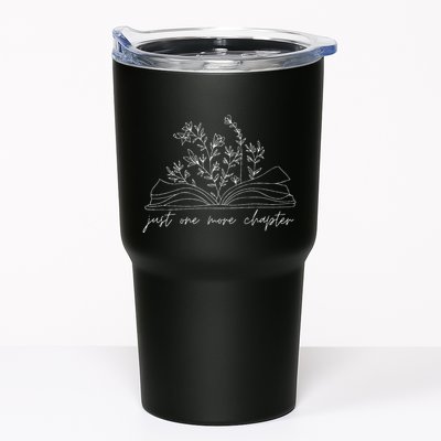 Just One More Chapter Wildflower Book Lover Reading Costume Tumbler