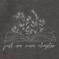 Just One More Chapter Wildflower Book Lover Reading Costume Vector Backpack