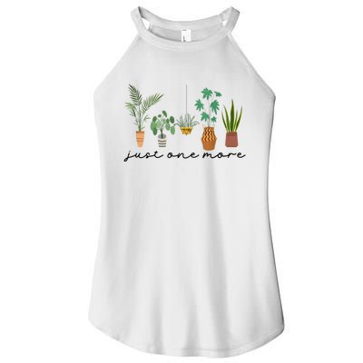 Just One More Plant Lady Mom Indoor Flower Floral Women’s Perfect Tri Rocker Tank