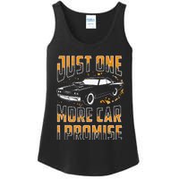 Just One More Car I Promise Funny Gift For Car Lovers Ladies Essential Tank