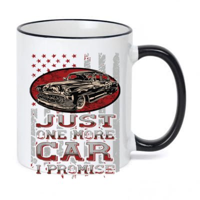 Just One More Car I Promise Car Lover Guys 11oz Black Color Changing Mug