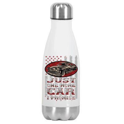 Just One More Car I Promise Car Lover Guys Stainless Steel Insulated Water Bottle