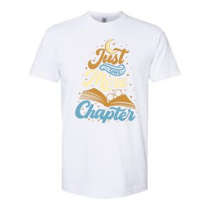 Just One More Chapter Funny Book Lover Reading Librarian Meaningful Gift Softstyle CVC T-Shirt