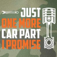 Just One More Car Part I Promise Legacy Tie Dye Trucker Hat