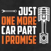 Just One More Car Part I Promise Garment-Dyed Fleece Hoodie