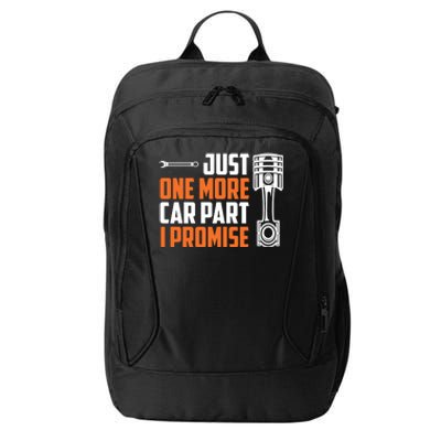 Just One More Car Part I Promise City Backpack