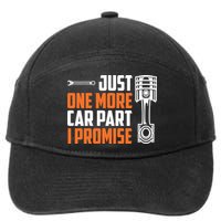 Just One More Car Part I Promise 7-Panel Snapback Hat