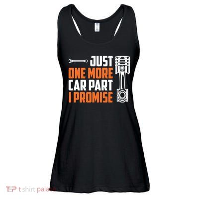 Just One More Car Part I Promise Ladies Essential Flowy Tank