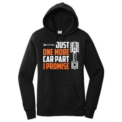 Just One More Car Part I Promise Women's Pullover Hoodie