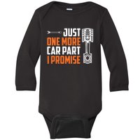 Just One More Car Part I Promise Baby Long Sleeve Bodysuit