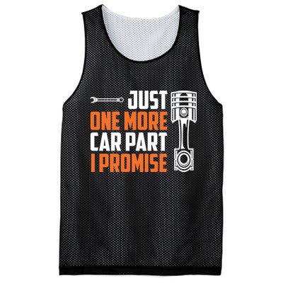 Just One More Car Part I Promise Mesh Reversible Basketball Jersey Tank