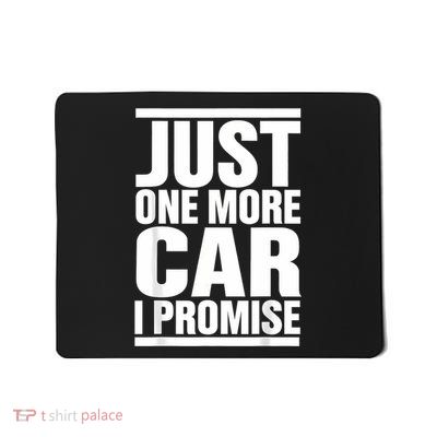 Just One More Car I Promise Funny Fingers Crossed Mousepad