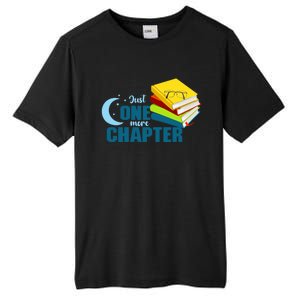 Just One More Chapter Funny Book Lover Reading Librarian Great Gift Tall Fusion ChromaSoft Performance T-Shirt