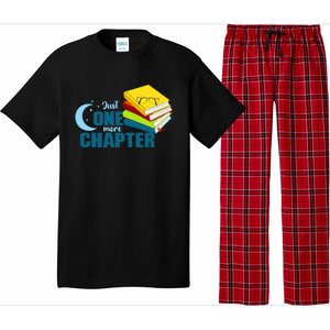 Just One More Chapter Funny Book Lover Reading Librarian Great Gift Pajama Set