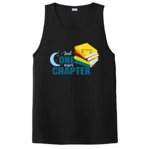 Just One More Chapter Funny Book Lover Reading Librarian Great Gift PosiCharge Competitor Tank