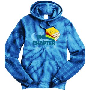 Just One More Chapter Funny Book Lover Reading Librarian Great Gift Tie Dye Hoodie