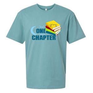 Just One More Chapter Funny Book Lover Reading Librarian Great Gift Sueded Cloud Jersey T-Shirt