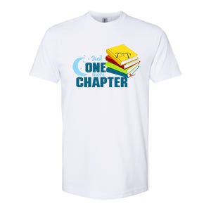 Just One More Chapter Funny Book Lover Reading Librarian Great Gift Softstyle CVC T-Shirt