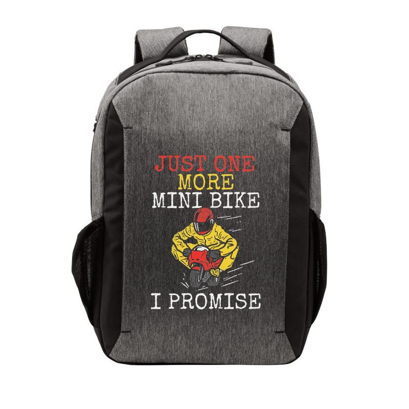 Just One More Mini Bike Minimoto Pocket Bike Vector Backpack