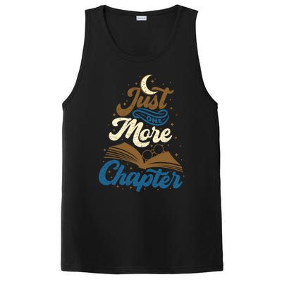 Just One More Chapter Funny Book Lover Reading Librarian Meaningful Gift PosiCharge Competitor Tank