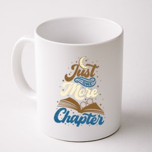 Just One More Chapter Funny Book Lover Reading Librarian Meaningful Gift Coffee Mug