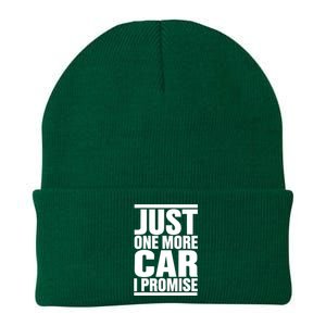 Just One More Car I Promise Funny Fingers Crossed Knit Cap Winter Beanie