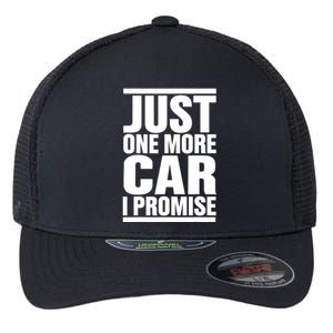 Just One More Car I Promise Funny Fingers Crossed Flexfit Unipanel Trucker Cap